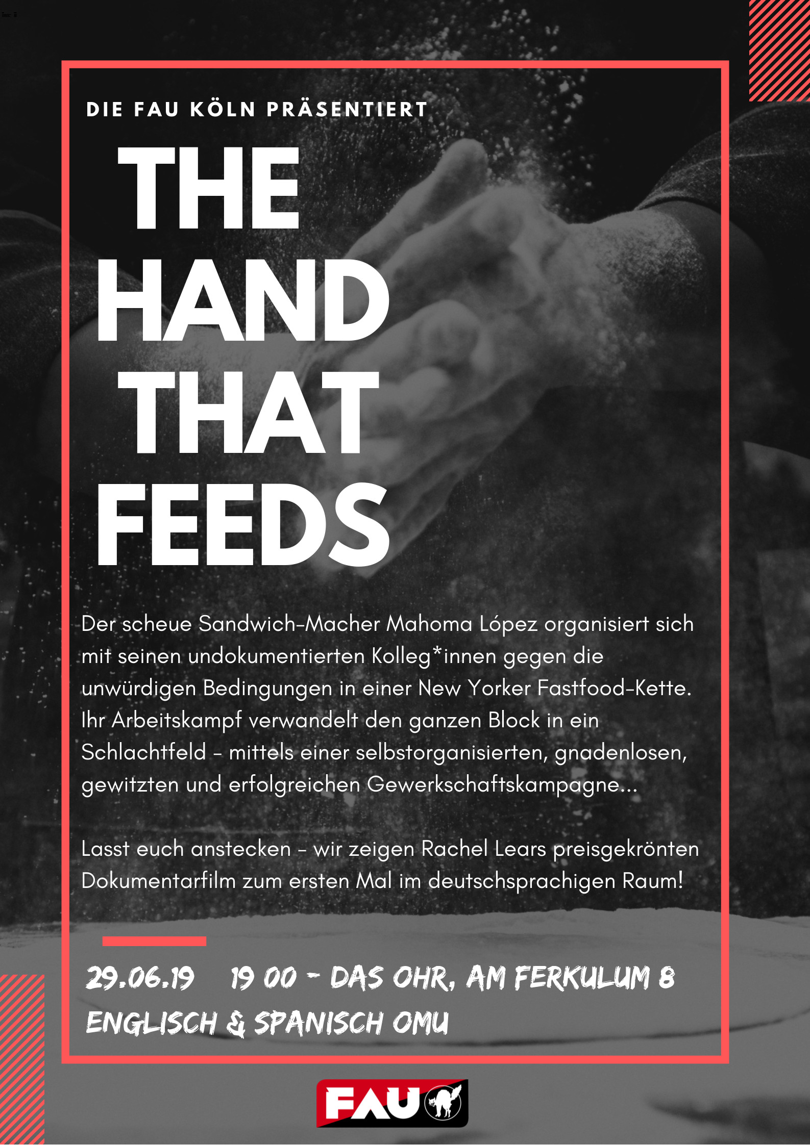 Filmvorführung: "The Hand That Feeds"